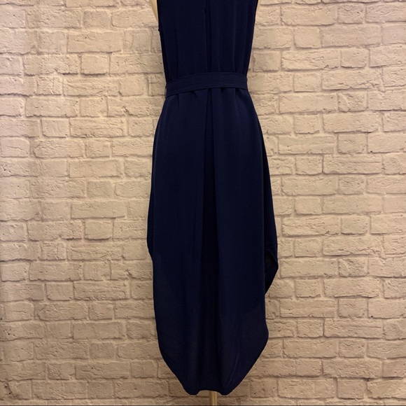 a.n.a. Sleeveless Henley Hi-Low Dress - Picture 11 of 14